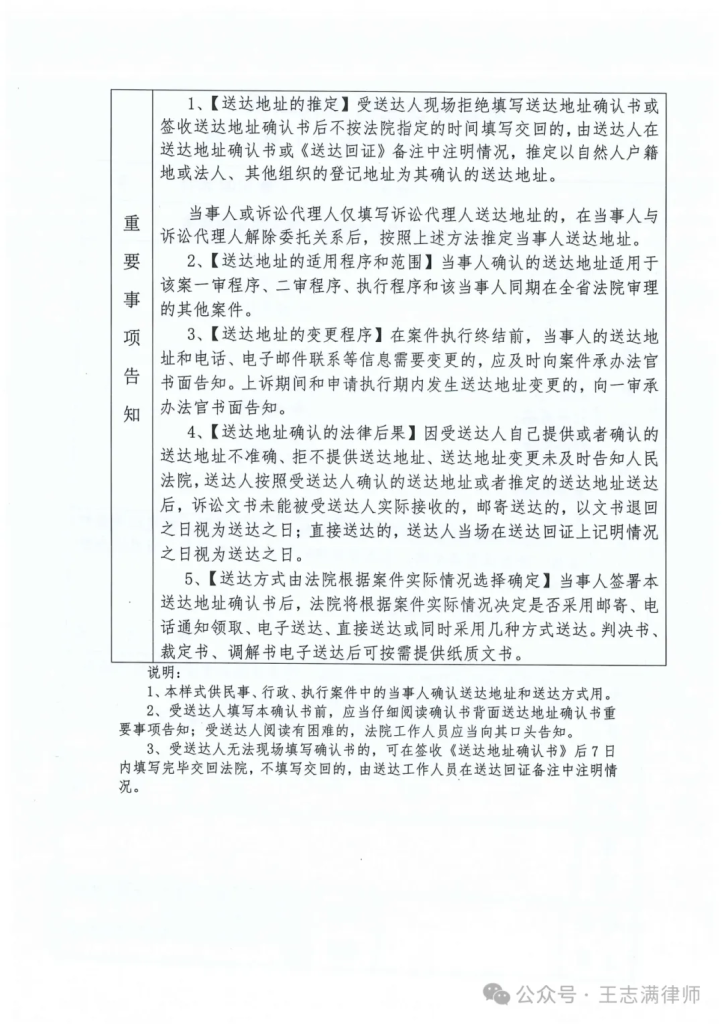 【最新模板下载】南昌市西湖区人民法院送达地址确认书、退费账号确认书